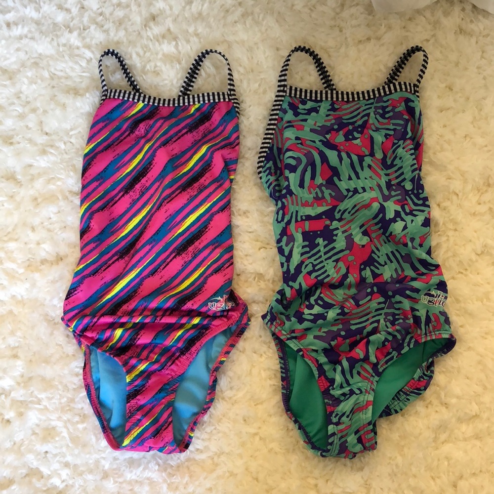 set of 2 dolfin uglies swimsuits